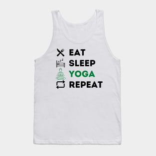 Yoga Eat Sleep Repeat Tank Top